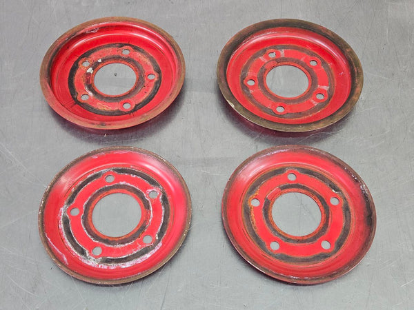 2005-13 C6 Corvette Brake Rotor / Hub Shield Set, Front and Rear 3