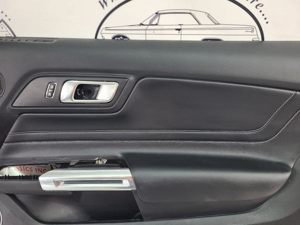 2018 Mustang Right Passenger Side Door Trim Panel, Premium Package, Black, RH6
