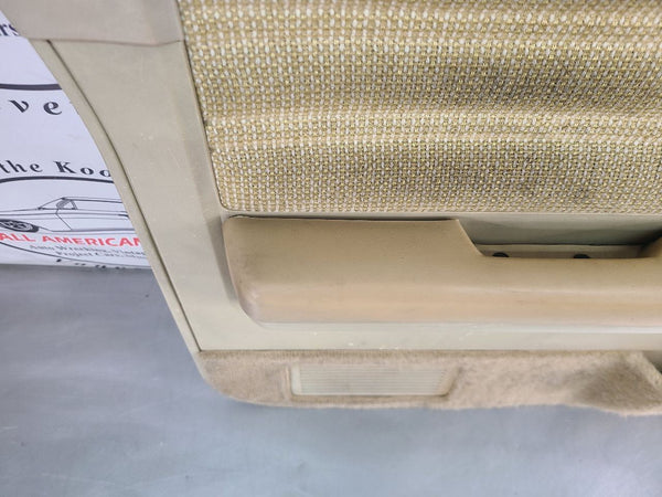 1983 Chevy Truck / Blazer Front Left Door Trim Panel, Tan, Manual Windows, LH14