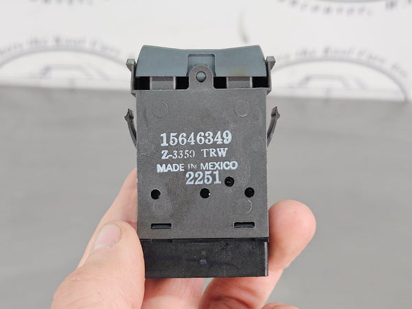 1988-94 Chevy Suburban Rear Window Defog Dash Control Switch #15646349 - OEM3