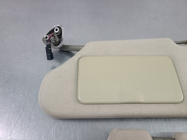 2004-05 Cadillac XLR Front Sun Visor Pair, Left / Right, Shale - OEM4