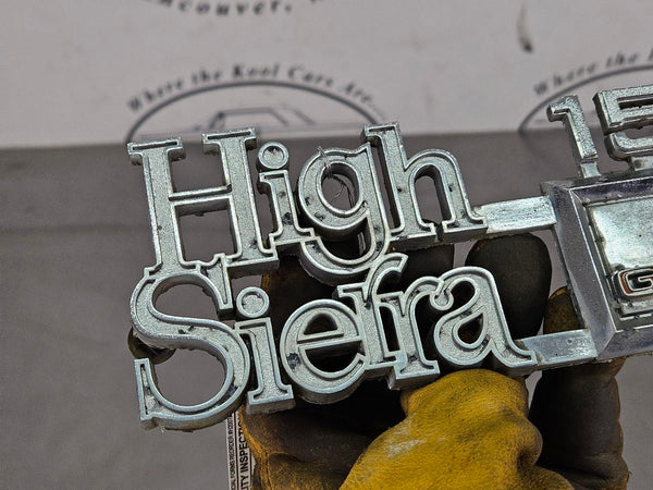 1975-80 GMC High Sierra 15 Truck Emblem - OEM2