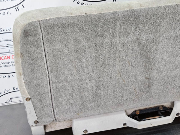 1992-99 Chevy Suburban 3rd Row Bench Seat Assembly, Cloth, Gray - OEM20