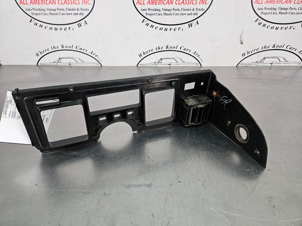 1989 C4 Corvette Instrument Cluster Speedometer Bezel Trim / Dash End Cap - OEM8