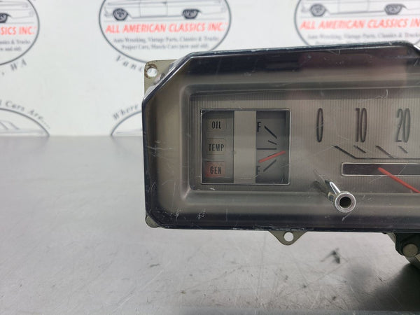 1968 Buick Skylark GS 350 400 Special Speed Alert Cluster Speedometer Fuel Gauge1