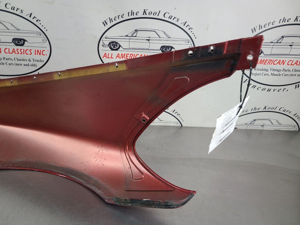 2005-13 C6 Corvette Left Driver Side Front Fender Panel, Magnetic Red, LH - OEM22