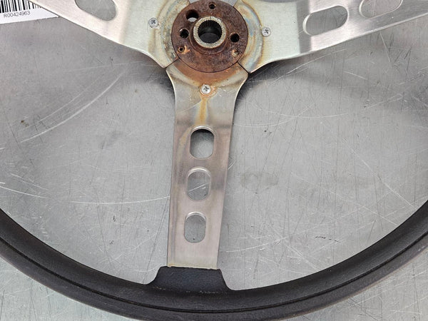 1977 Gremlin AMX AMC 3-Spoke Steering Wheel, Bare, Black - OEM4