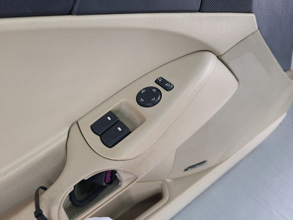 2007-11 C6 Corvette Left Driver Side Tan / Black Door Trim Panel, LH - OEM9