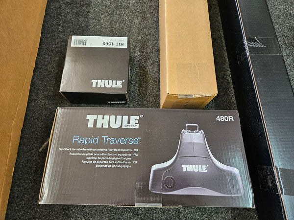 2011-15 Chevy Cruze NOS GM Thule Roof Rail Package Kit Accessory, #19259296, OEM1