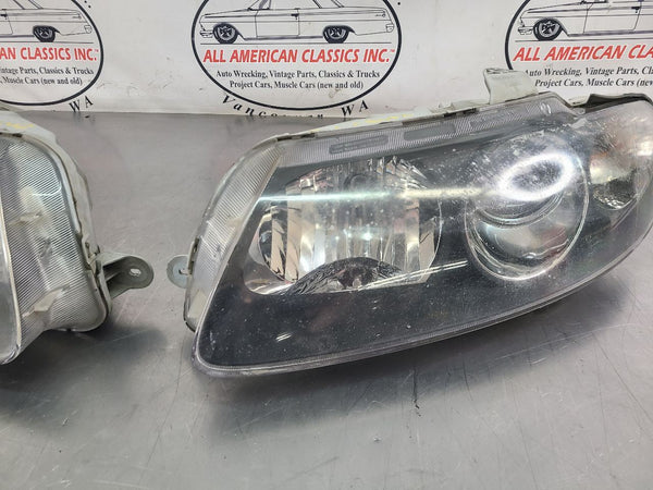 2004-06 GTO Factory Headlight Head Lamp Pair, Left / Right, Nice! - OEM7