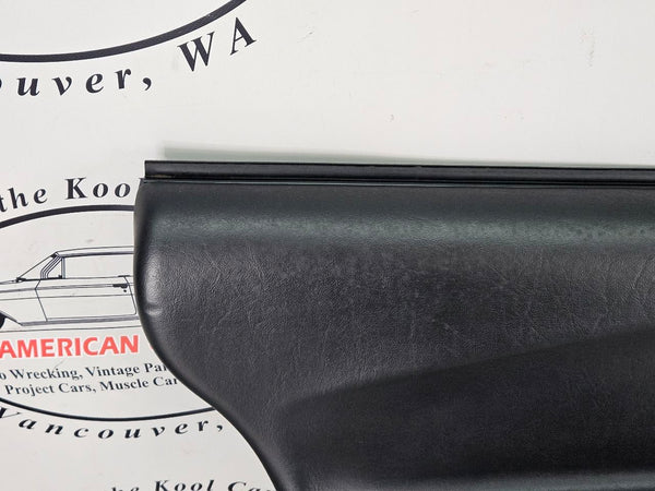 1997-04 C5 Corvette Door Trim Panel, Left Driver Side, Black - OEM1