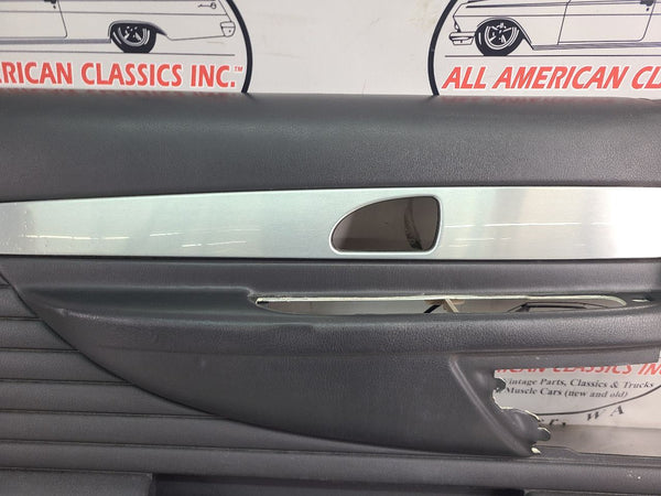 2002-05 Ford Thunderbird Door Trim Panel, Black, Left Driver Side LH - OEM6