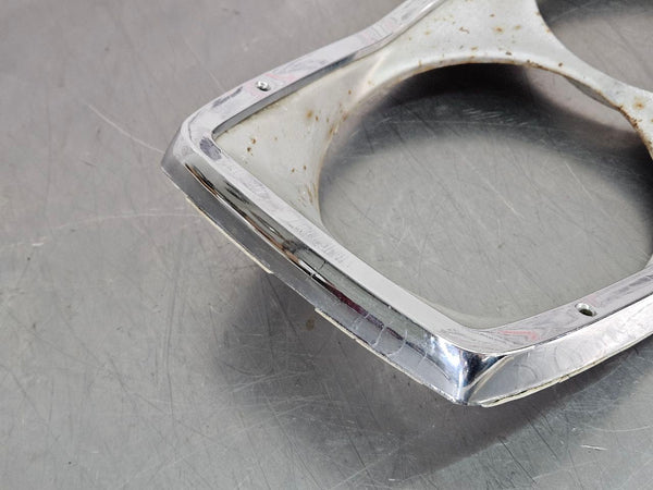 1965 Ford Galaxie Headlight Lamp Surround Bezel Trim, Chrome, Right Passenger RH7