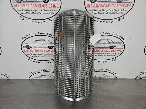 1938 Cadillac LaSalle Front Grille w/ V8 Badge, Damaged, Wall Hanger Art0