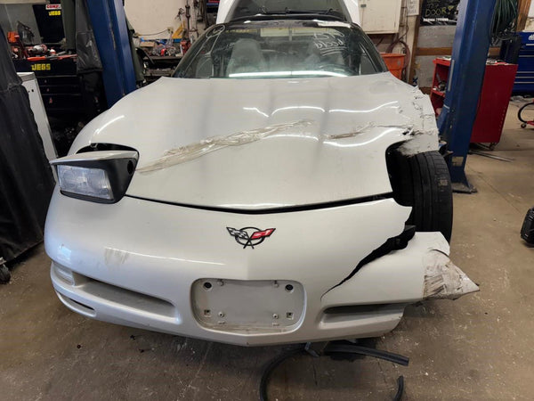 1997-04 C5 Corvette Left Side Rocker Aperture Panel Moulding, Sebring Silver22