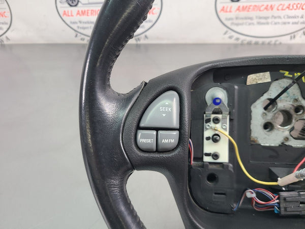 2002 Pontiac Firebird Steering Wheel Assembly w/ Radio Control Buttons - OEM2