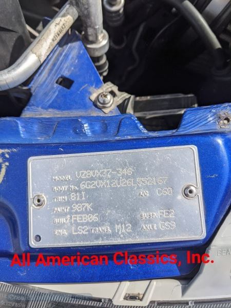 2004-06 GTO Exterior Fuel Filler Door Assembly, Blue - OEM23