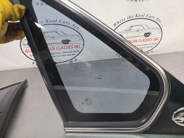 1994 Impala SS Rear Quarter Glass Pair w/ Sail Panels, Right/Left , RH/LH - OEM14