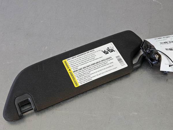 2014-19 C7 Corvette Front Sun Visor, Cloth, Black, Right Passenger Side RH - OEM4