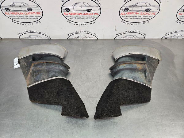 1964-66 Dart GT Convertible Interior Rear Quarter Side Panel Door Cards w/ Trim0