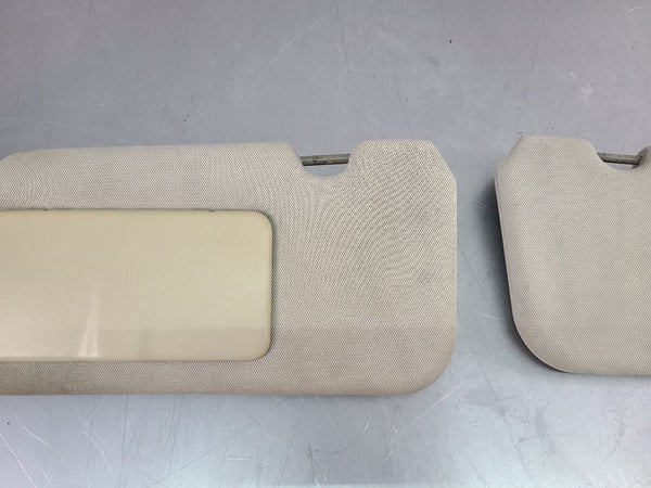2004-05 Cadillac XLR Front Sun Visor Pair, Left / Right, Shale - OEM3