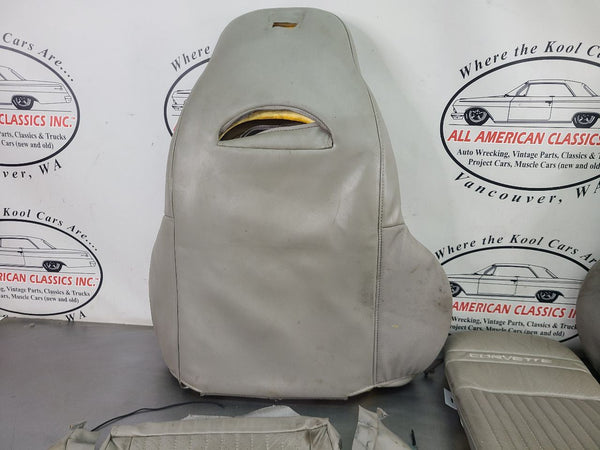 1999-04 C5 Corvette Sport Seat Cushion Cover Set, Right and Left Complete - OEM21