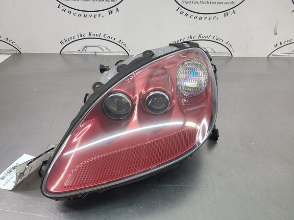 2005-07 C6 Corvette Headlight Head Lamp Assembly, Left Driver, Magnetic Red 86U0