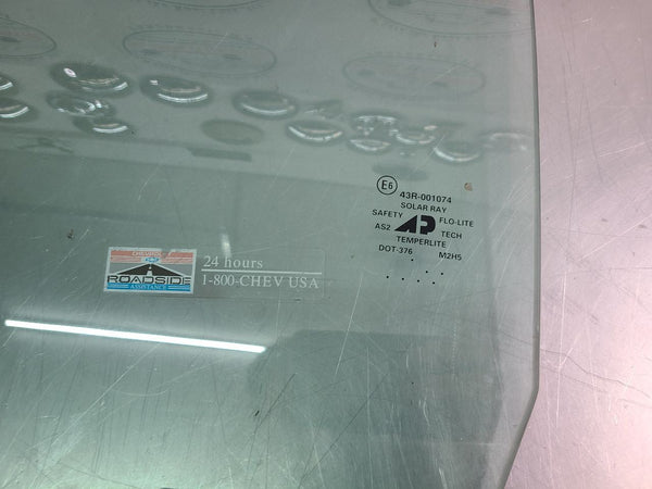 1997-04 C5 Corvette LH Left Front Door Glass, Factory OEM4