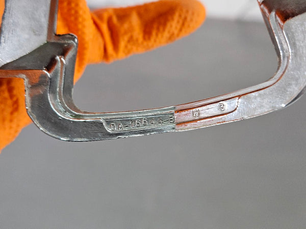 1950-51 Ford Hood Emblem Bezel Badge Trim, Chrome, OEM, OA-16644-B8