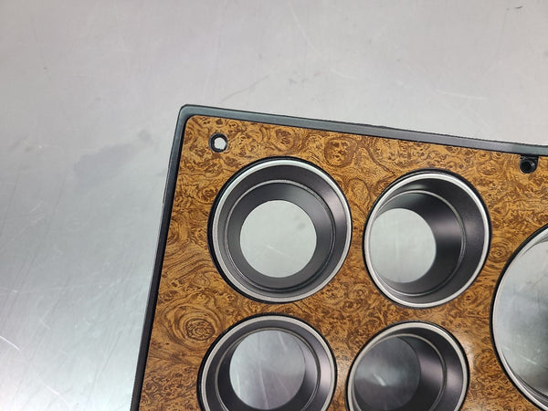 1981-87(91) Chevy Truck, Suburban Instrument Cluster Bezel Trim, Woodgrain2
