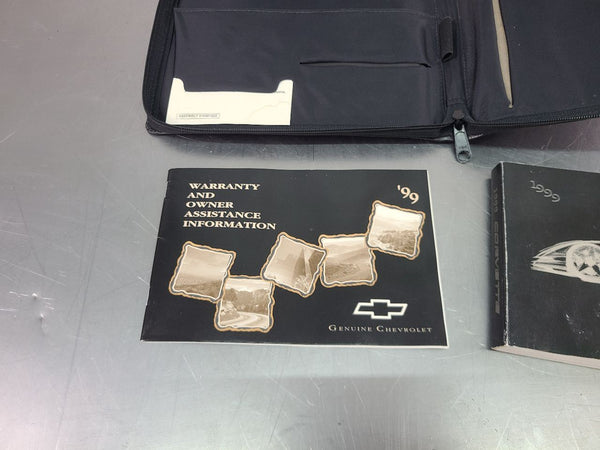 1999 C5 Corvette Factory Owners Manual w/ Leather Case - OEM4