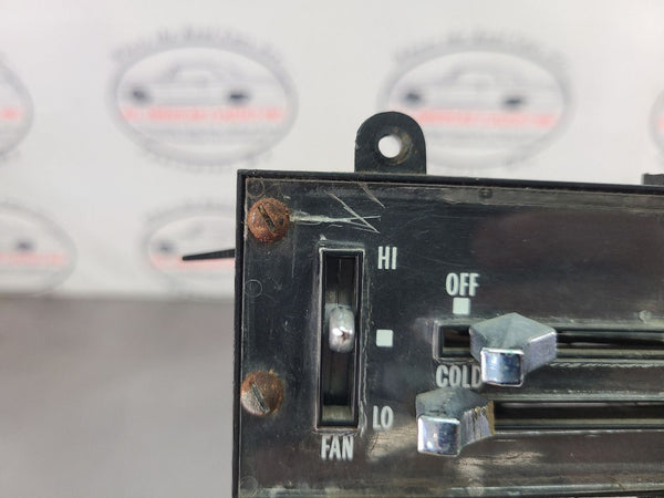 1973-80 Chevy Truck, Suburban Non-AC Heater Control Panel Unit - OEM1