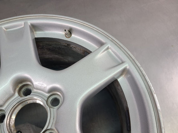 1997-04 C5 Corvette Aluminum 5 Spoke Wheel, Silver QF3, Front 17x8.5, OEM 6