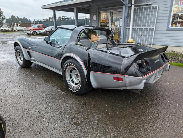 1978 Corvette Pace Car Gas Door, Fuel Door Assembly w/ 25th Anniversary Emblem20