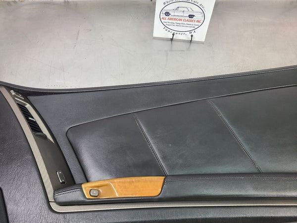 2004-09 Cadillac XLR Right Passenger Side Door Trim Panel, Black / Woodgrain7