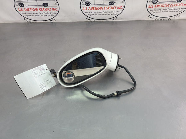 2005-13 C6 Corvette LH Left Side View Mirror, White, Opt. DD0 - OEM0