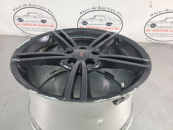 2008-10 C6 Corvette 5 Double Spoke Factory Wheel QG6, Rear, 19x10, OEM13