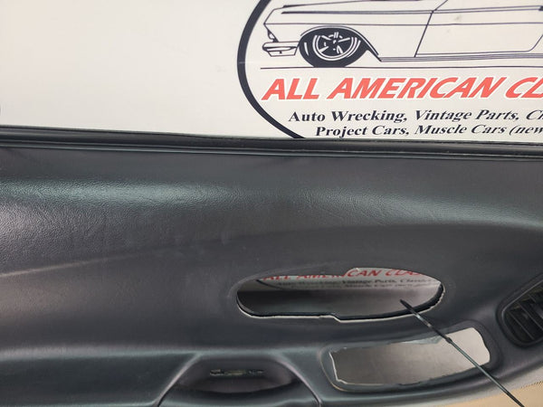 1997-04 C5 Corvette Door Trim Panel Assemby, Left Driver Side, Black / Oak Tan2
