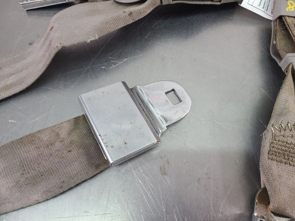 1994-96 Impala SS Rear Seat Belt / Buckle Set, Gray - OEM8