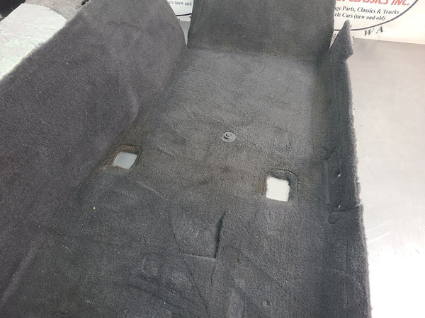 2005-13 C6 Corvette Front Footwell Carpet Pair, Left / Right, Black - OEM8