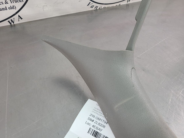 1994-96 Impala SS Driver Left Front Interior A-Pillar Trim Moulding Panel, Gray4