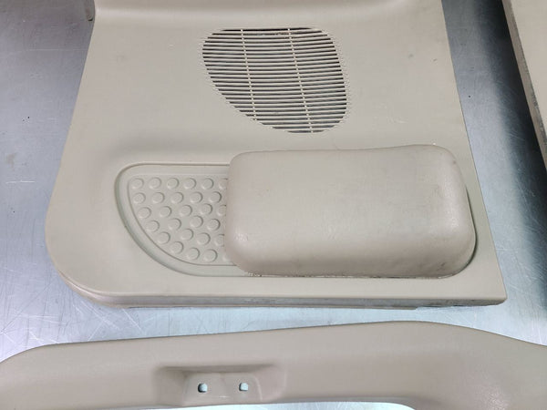 2006 Ford F-250 F-350 Front and Rear Power Door Trim Panel, Set of 6, Tan - OEM16
