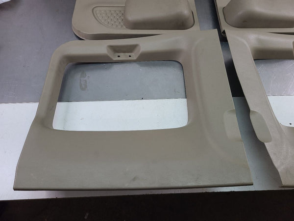 2006 Ford F-250 F-350 Front and Rear Power Door Trim Panel, Set of 6, Tan - OEM15