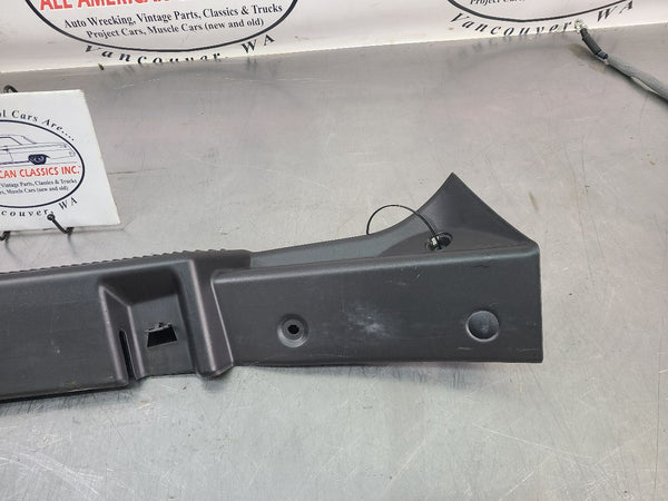 2004-09 Cadillac XLR Rear Trunk Lower Sill Panel Trim, Black - OEM8