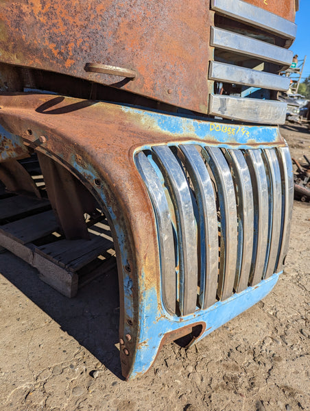 1942 Chevrolet COE Cab Assembly w/ HOOD and GRILL, Stock #D01355