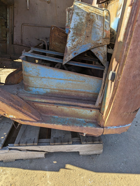 1942 Chevrolet COE Cab Assembly w/ HOOD and GRILL, Stock #D01355