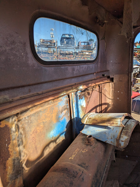 1942 Chevrolet COE Cab Assembly w/ HOOD and GRILL, Stock #D01355