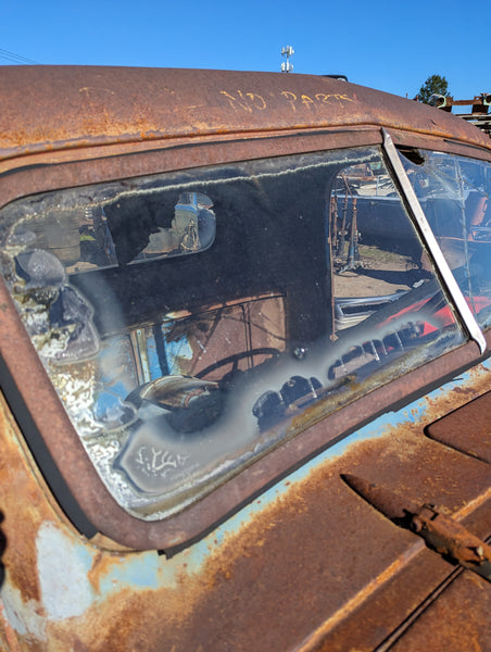 1942 Chevrolet COE Cab Assembly w/ HOOD and GRILL, Stock #D01355