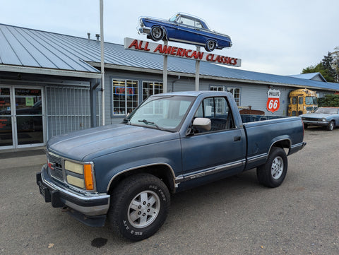1990 GMC 1500 Short Box 4x4, Blue, Stock #521701