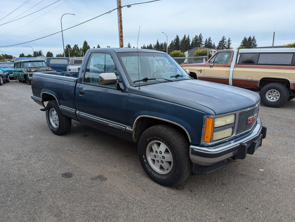 1990 GMC 1500 Short Box 4x4, Blue, Stock #521701